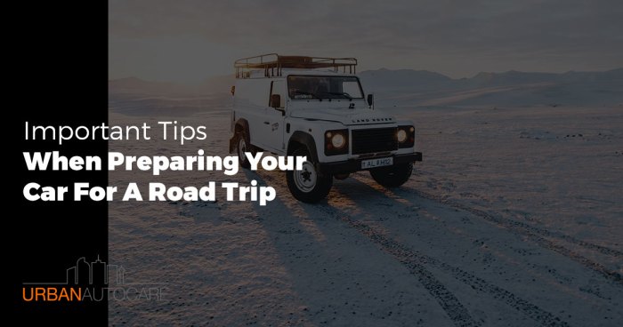 Preparing your car for a road trip tips