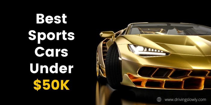 Affordable sports cars under $50k