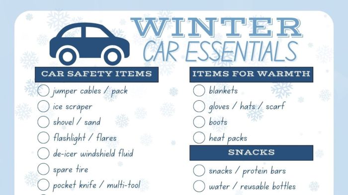 Essential winter car care checklist